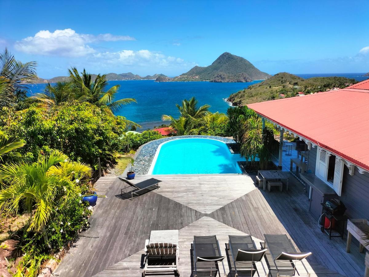 La Maison Bleue - Les Hauts De La Baie Terre-de-Bas Экстерьер фото